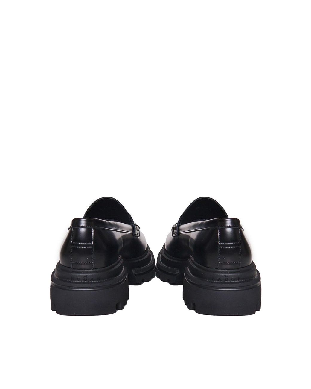 Hogan Black H674 Loafers