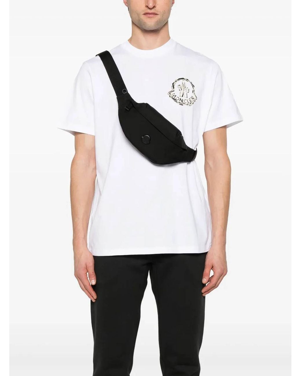 Moncler Black Durance Small Belt Bag for men