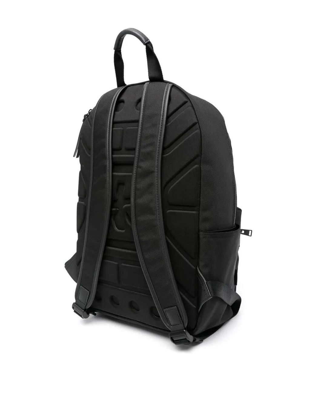 Premiata Black Nylon Blade 2121 Backpack With Logo Plaque for men