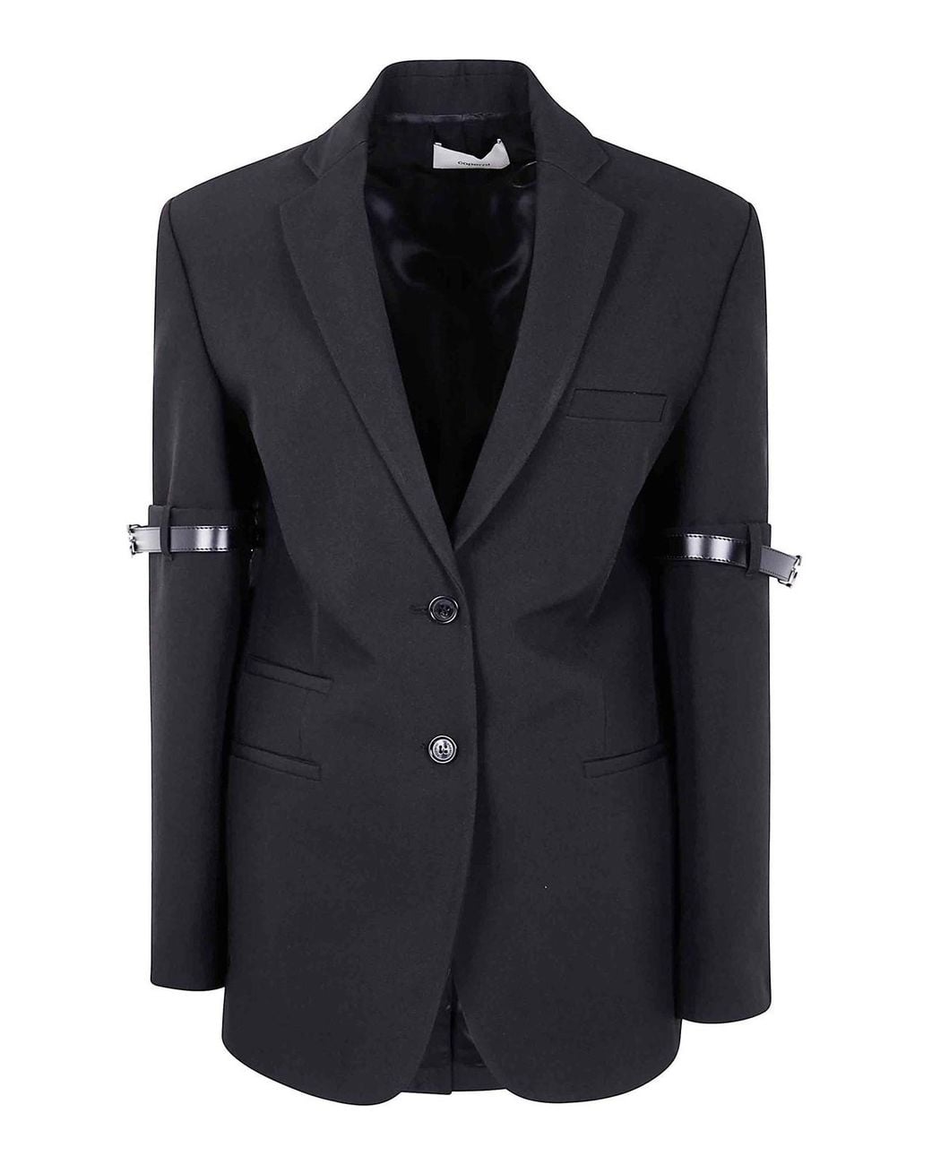 Coperni Black Logo Belted Blazer