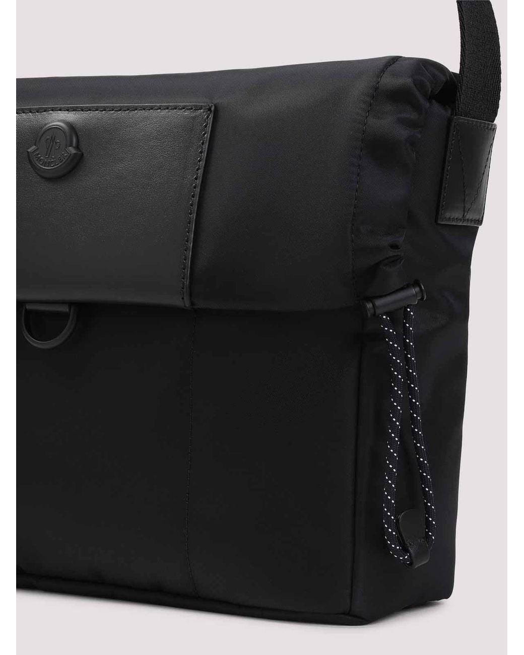 Moncler Black Kenton Messanger Bag for men