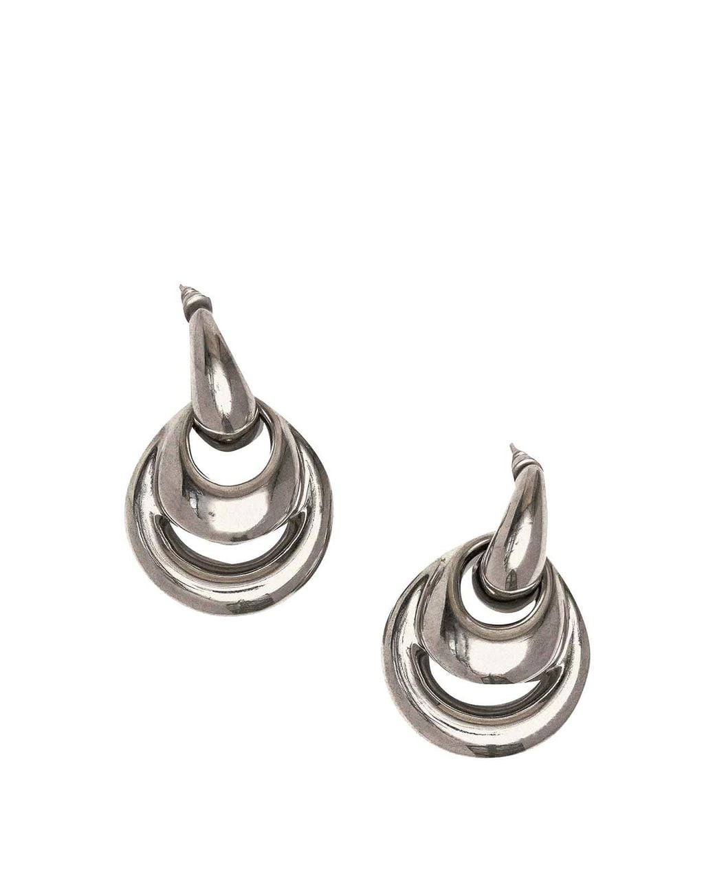 Panconesi Metallic Blow Up Drop Earrings
