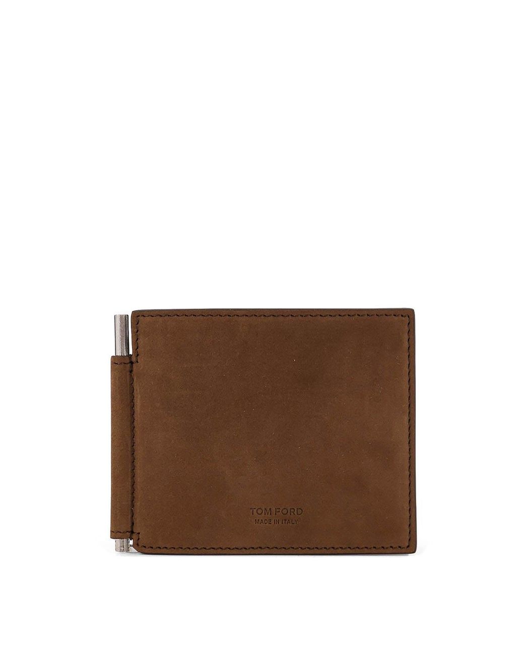 Tom Ford Brown Nubuck Wallet for men