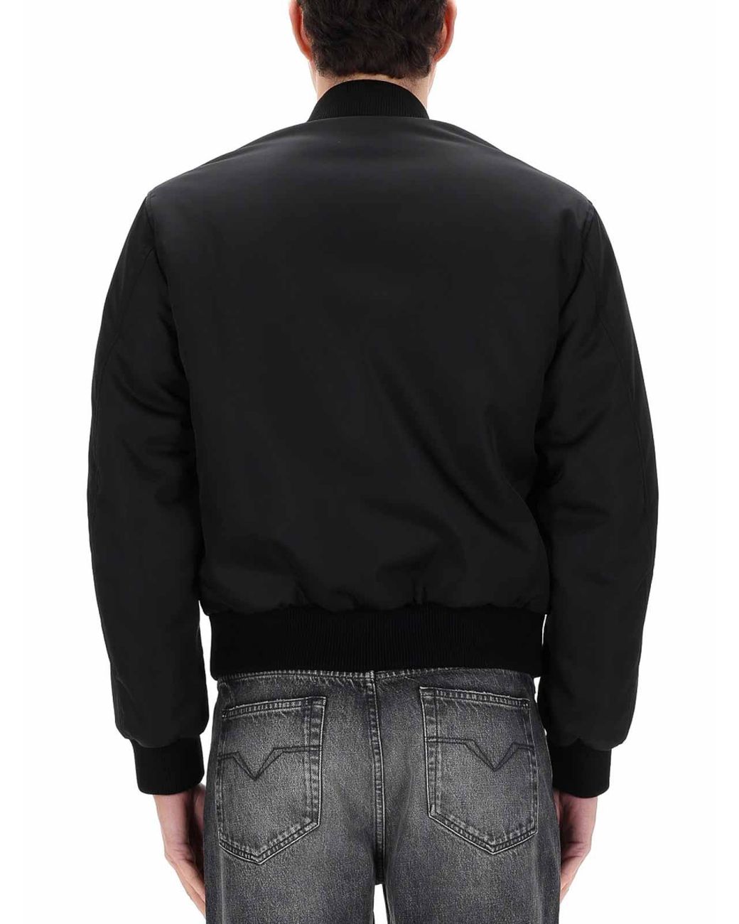 Versace Black Reversible Bomber Jacket for men