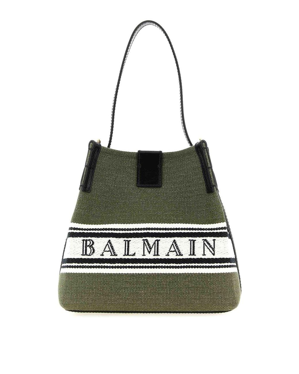 Balmain Green Release Bucket Bag