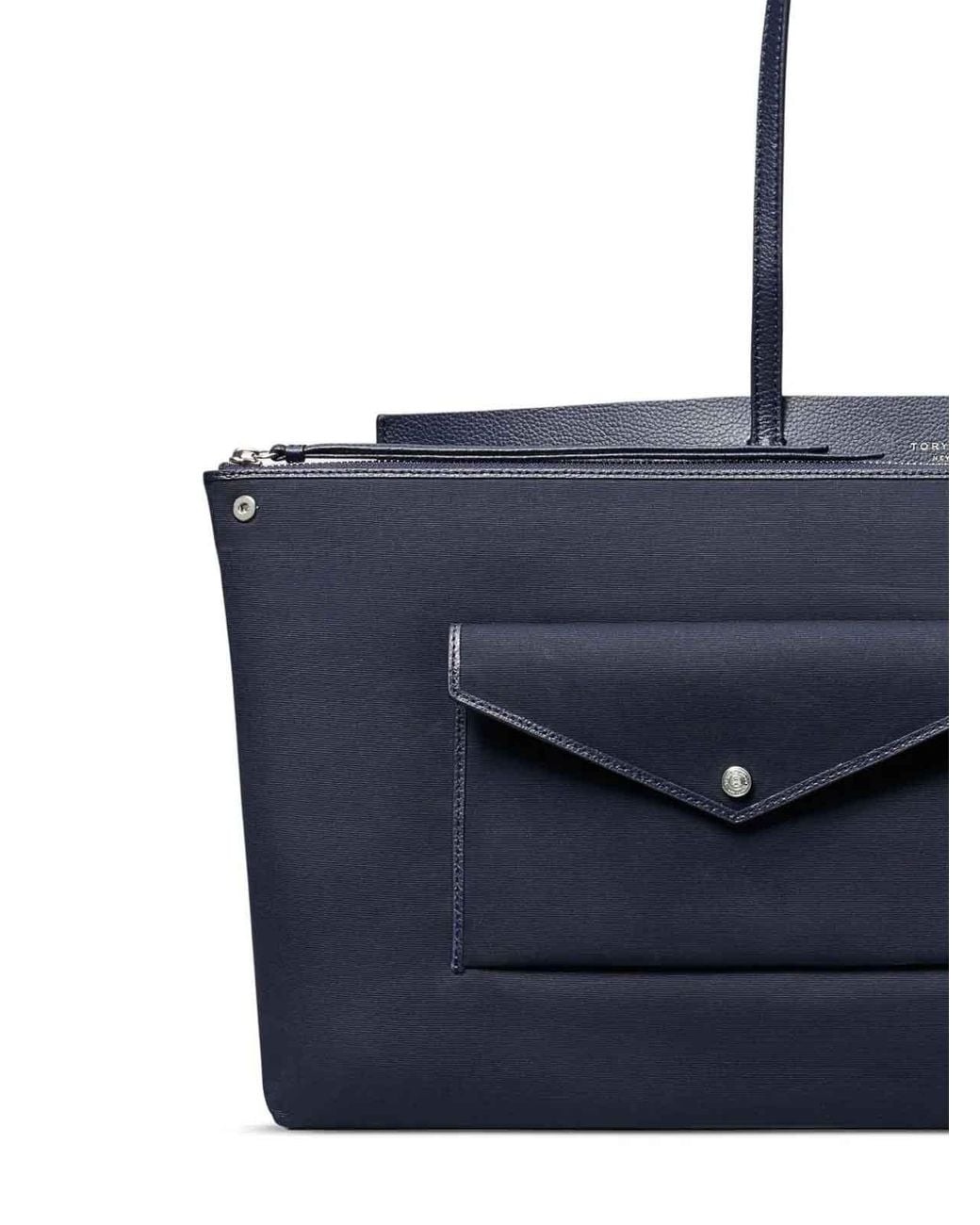 Tory Burch Blue Perry Tote