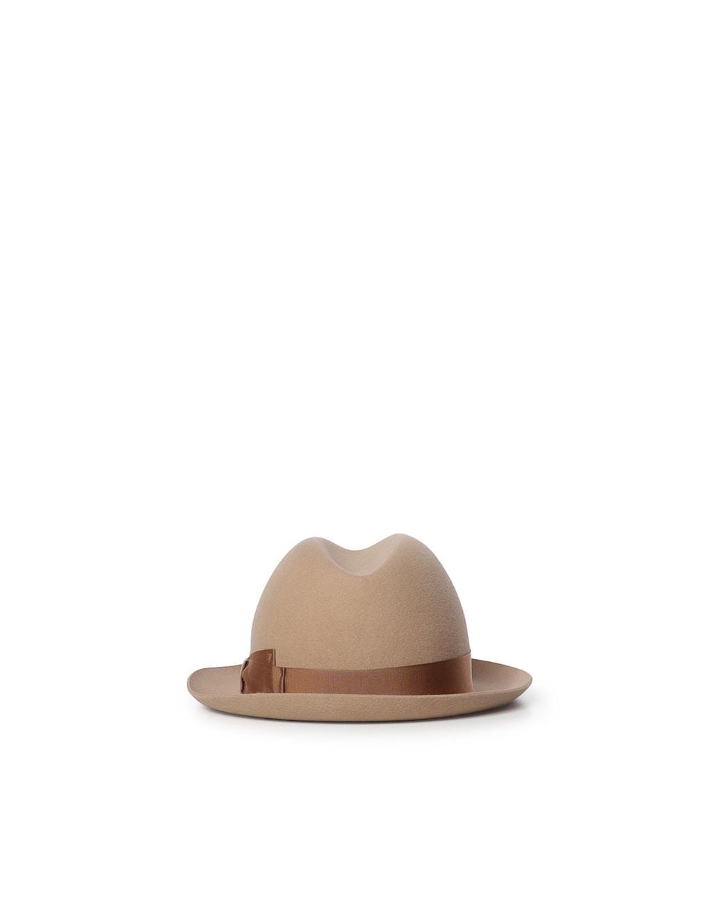 Borsalino Brown Giacomo Felt Hat for men