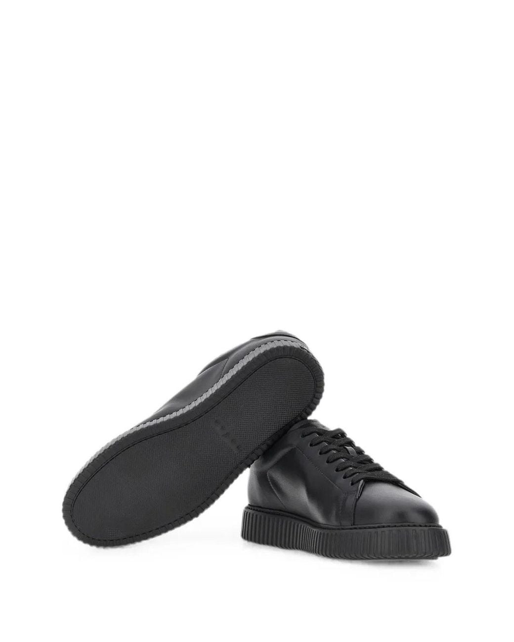 Hogan Black Perforated Sneakers for men