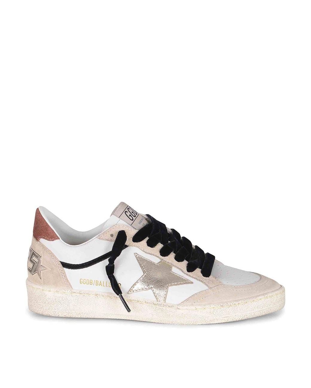 Golden Goose Deluxe Brand White Sneakers Made Of Leather