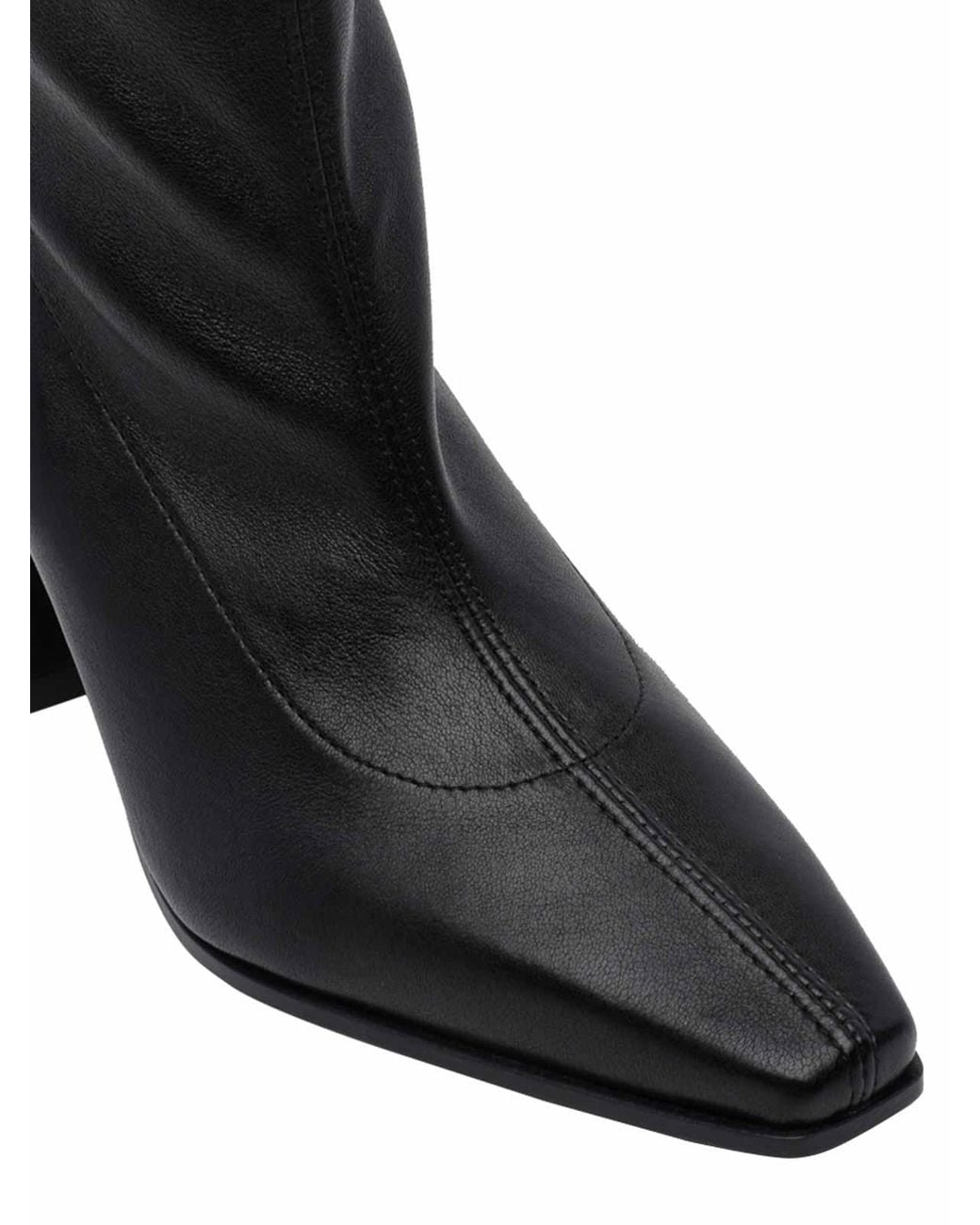 Stuart Weitzman Black Stassi Stretch Pump Booties