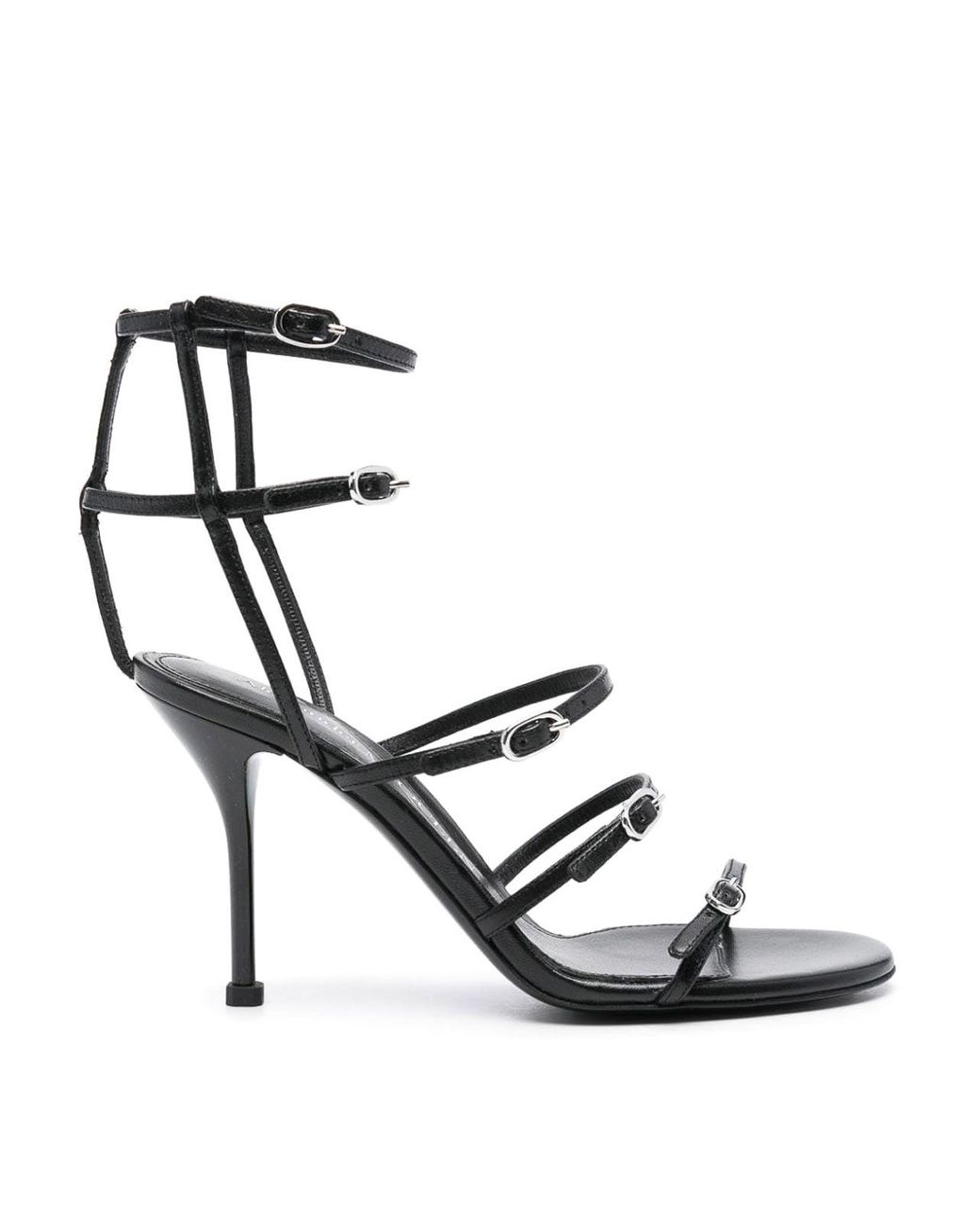 McQueen Black Sandals