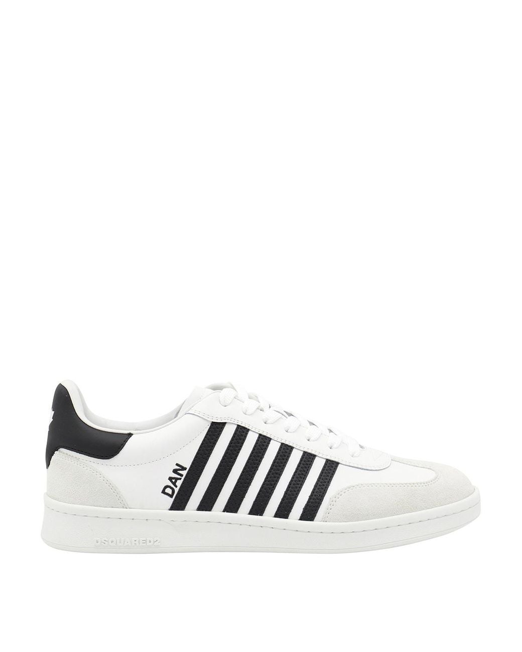 DSquared² White Boxer Low-Top Sneakers for men