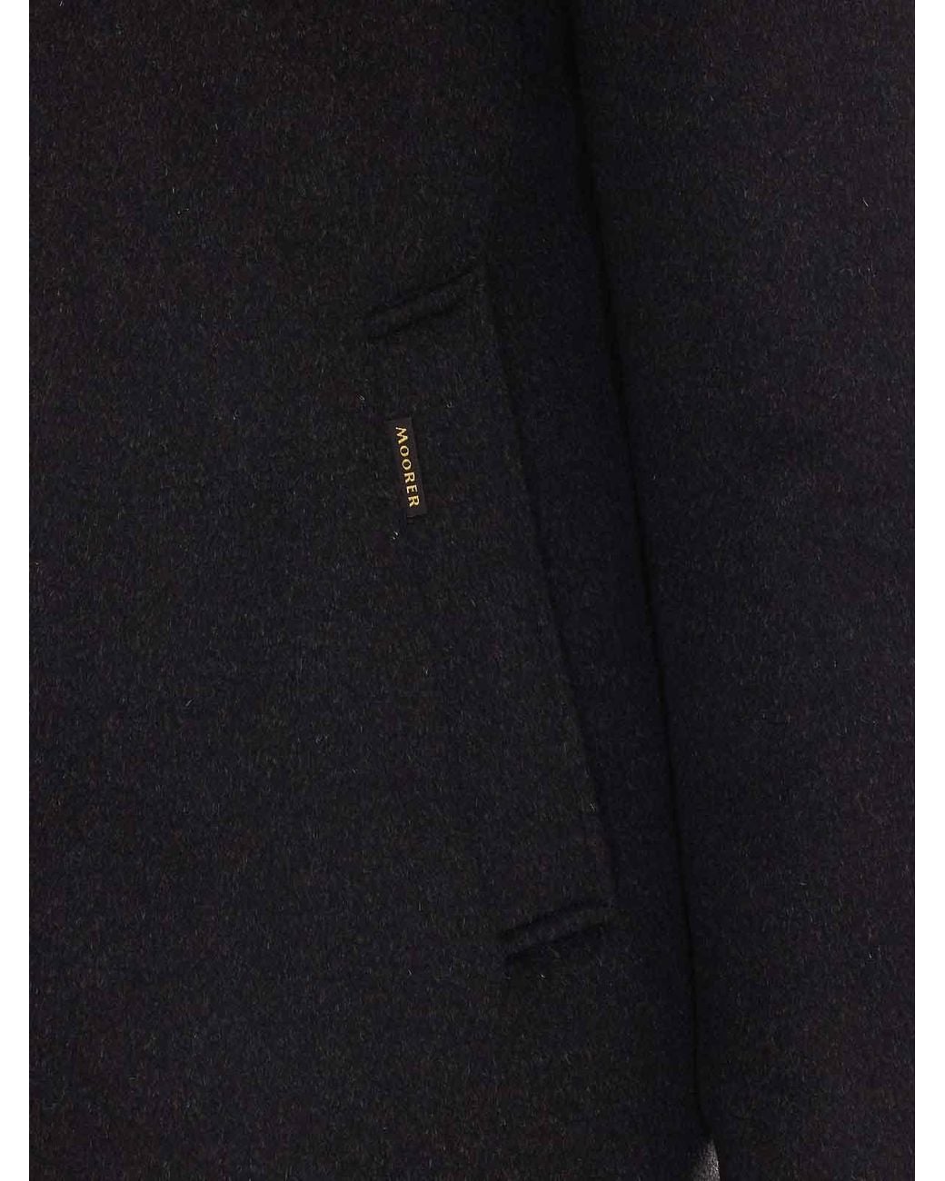 Moorer Blue Moro Bond Fur Coat for men