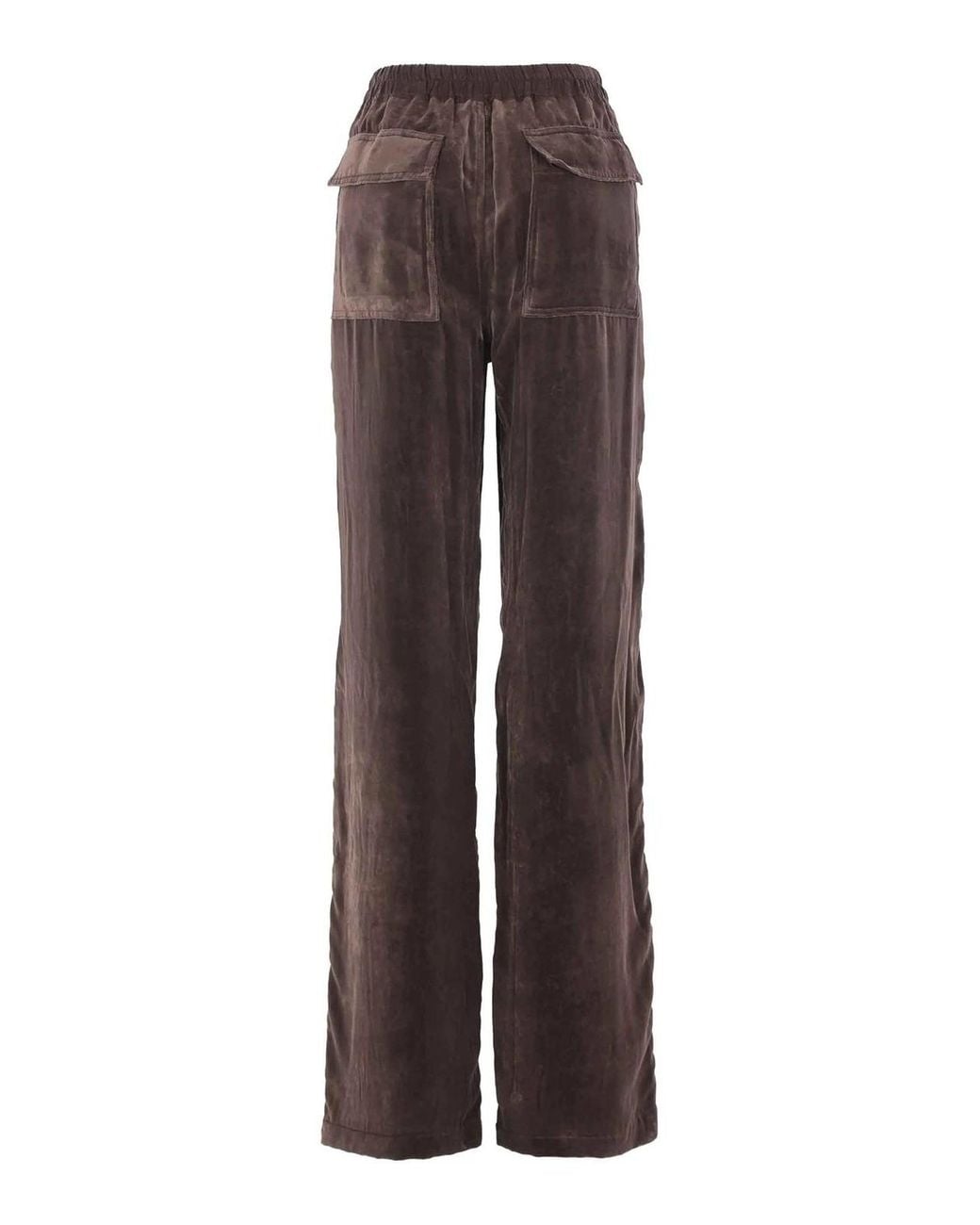 Rick Owens Brown Dietrich Drawstring Pants for men