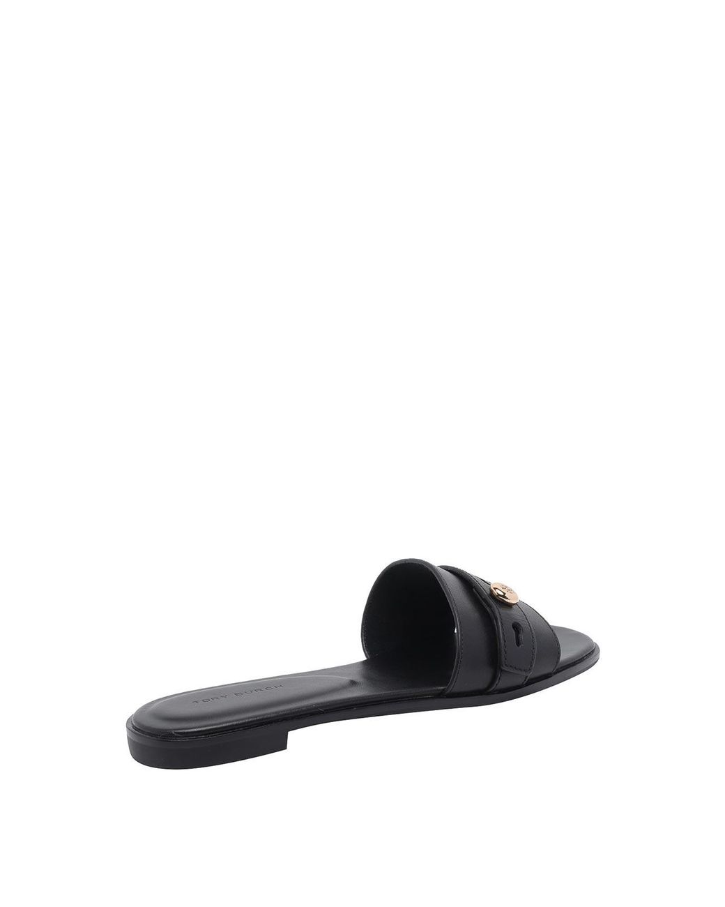 Tory Burch Black Romy Slide Sandals