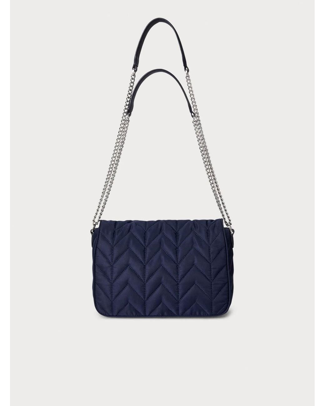 Ralph Lauren Blue Stevie Msngr-Crossbody-Medium