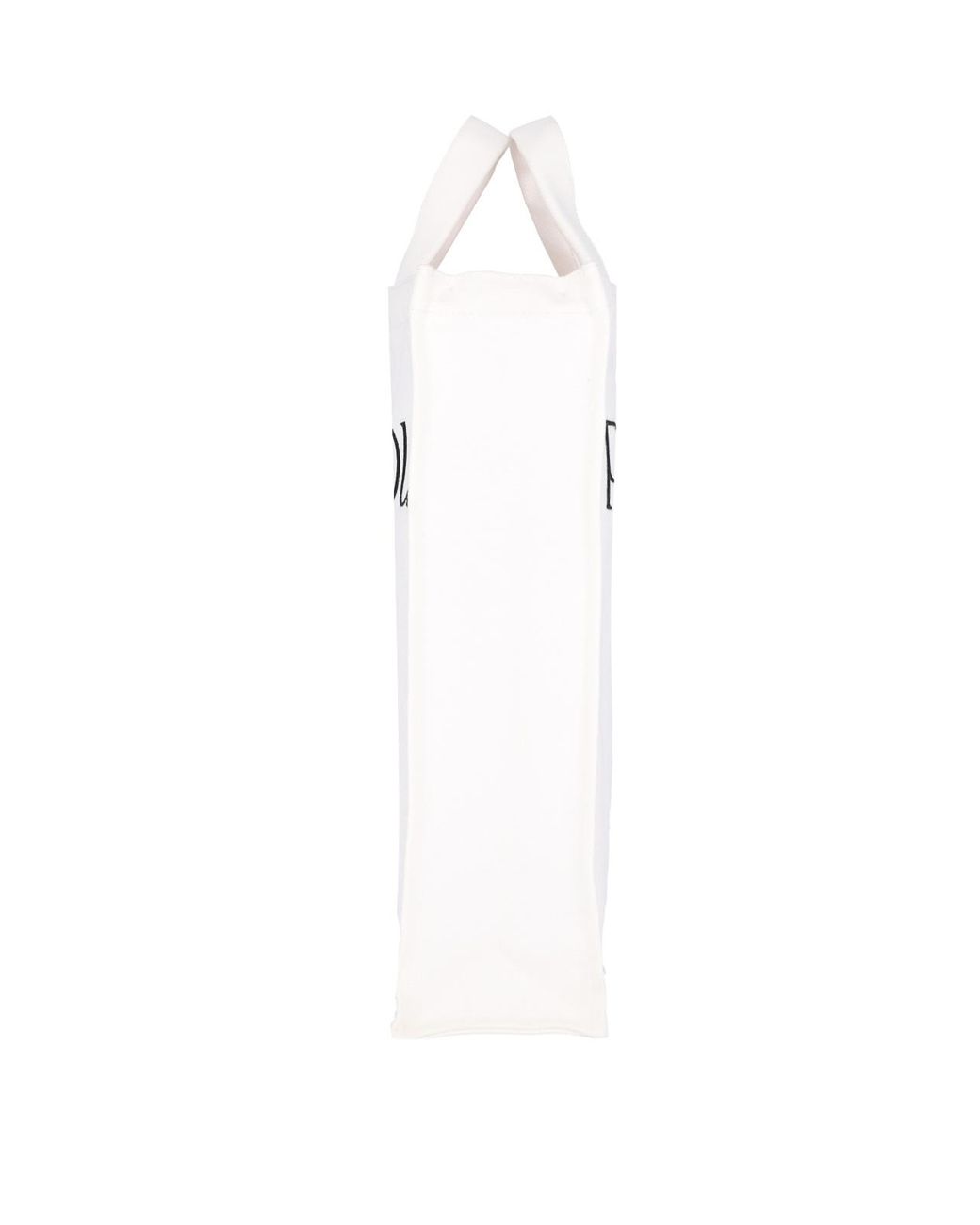 Patou White Logo Vertical Tote Bag