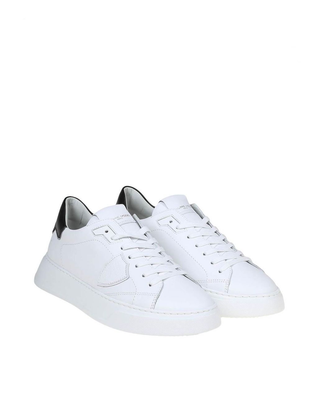 Philippe Model White Temple Low Sneakers for men
