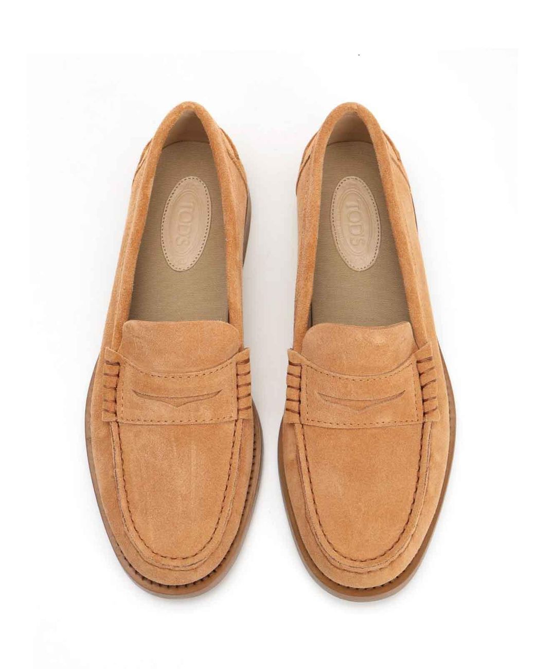 Tod's Brown Suede Moccasins