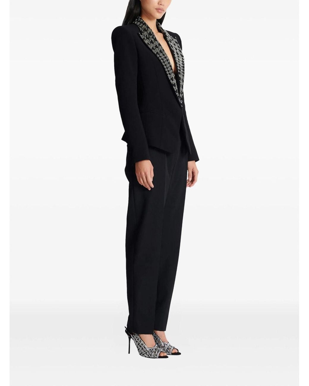 Balmain Black Leather