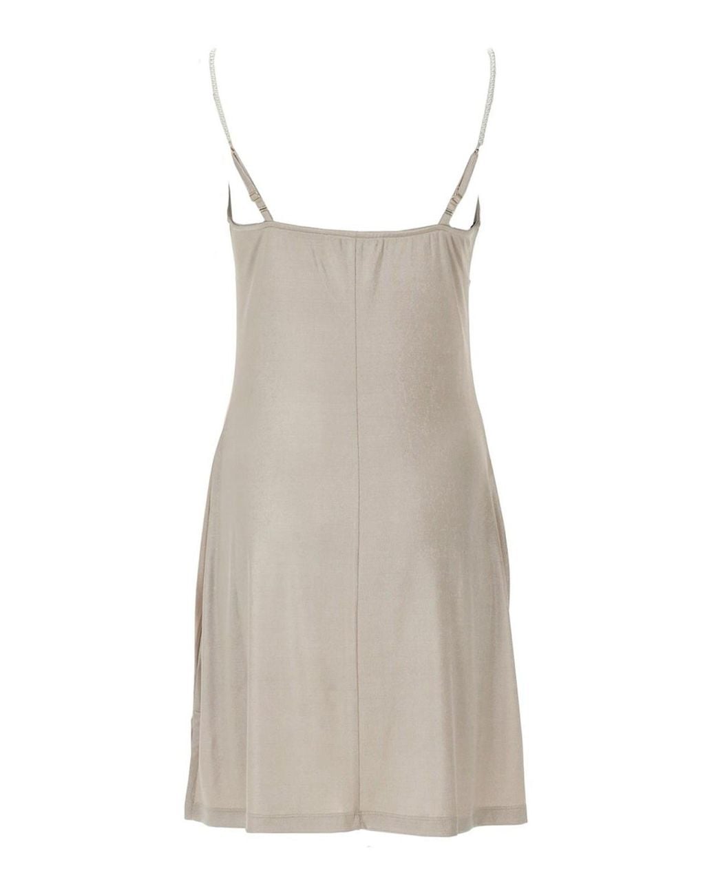 Versace Jeans Couture Natural Satin Mini Dress