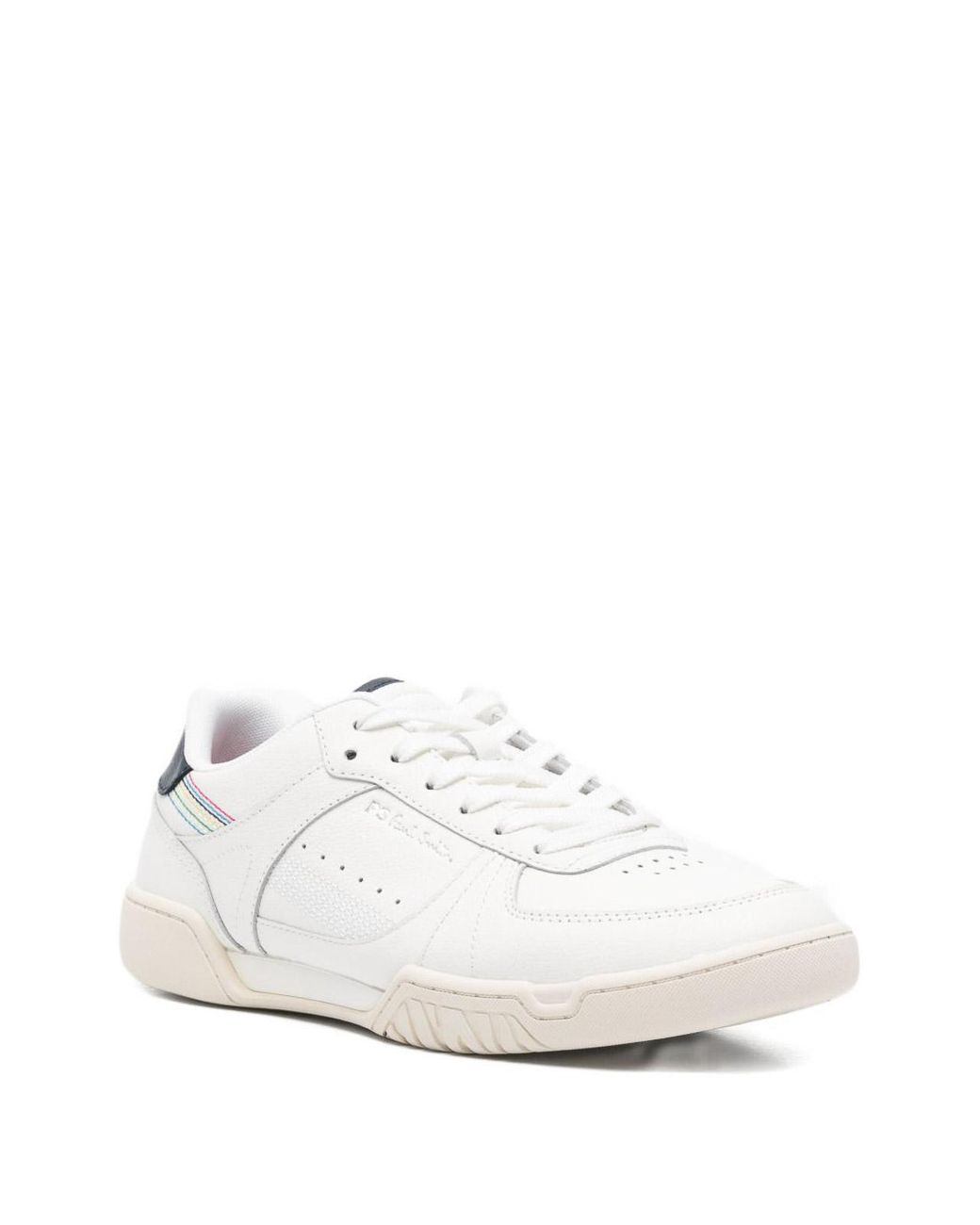 Paul Smith White Leather Sneakers for men