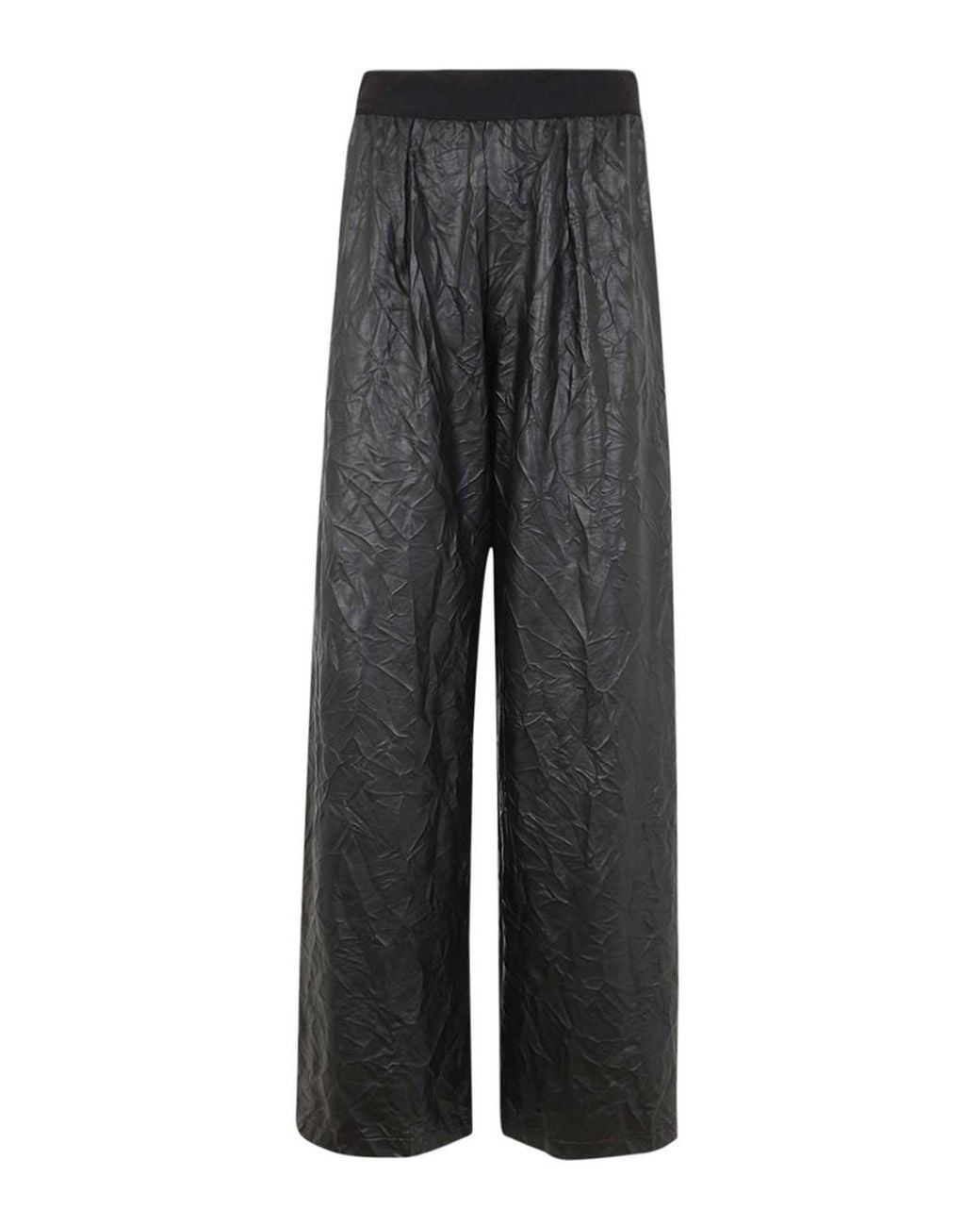 Maria Calderara Gray Long Trousers