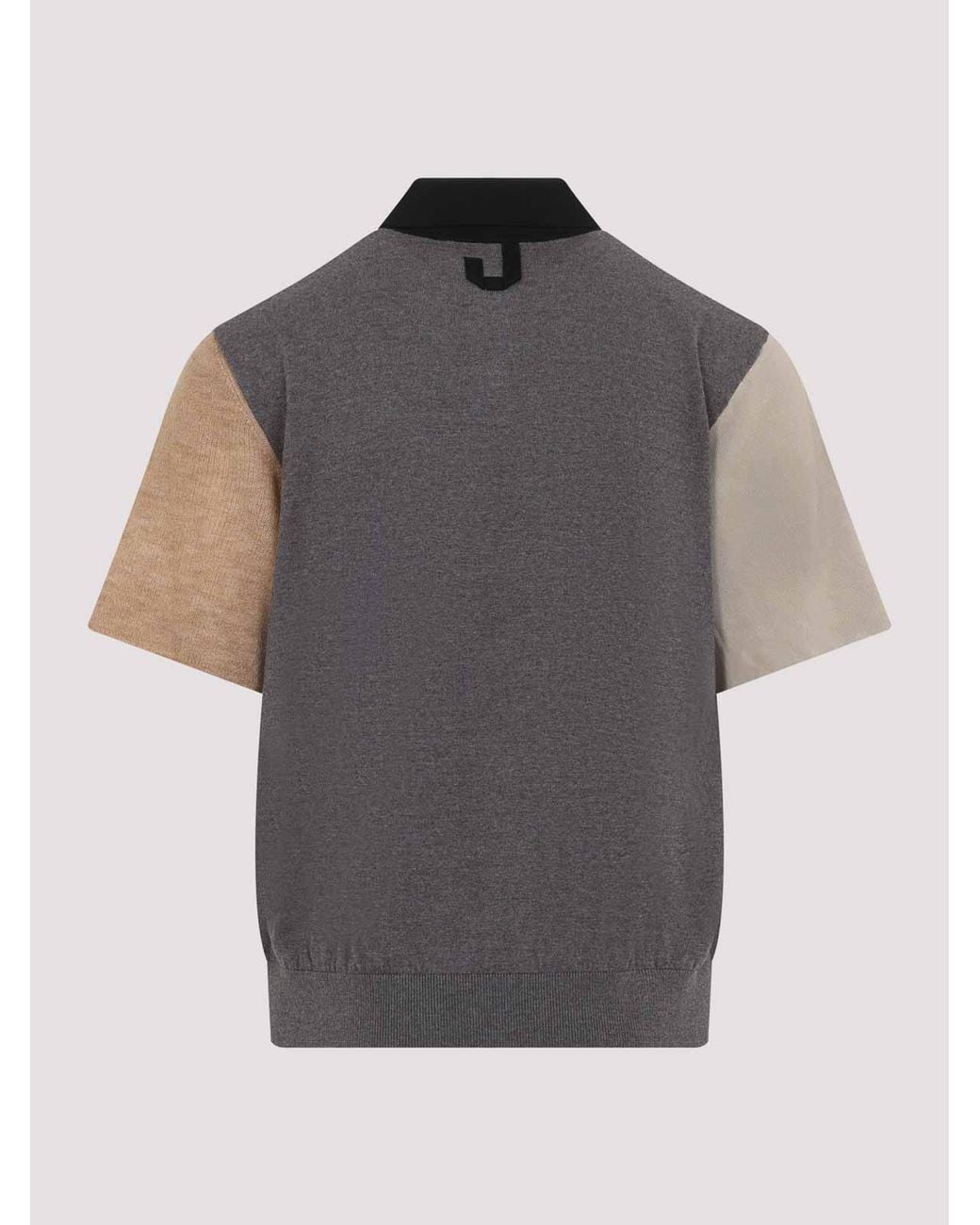 Jacquemus Gray Le Polo Arlequin Polo T-Shirt for men