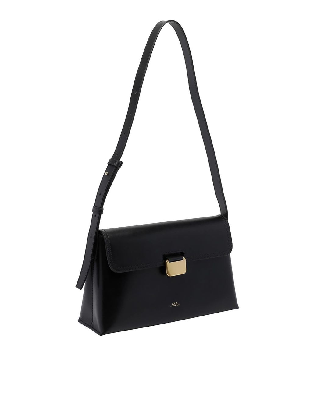 A.P.C. Black Schultertasche