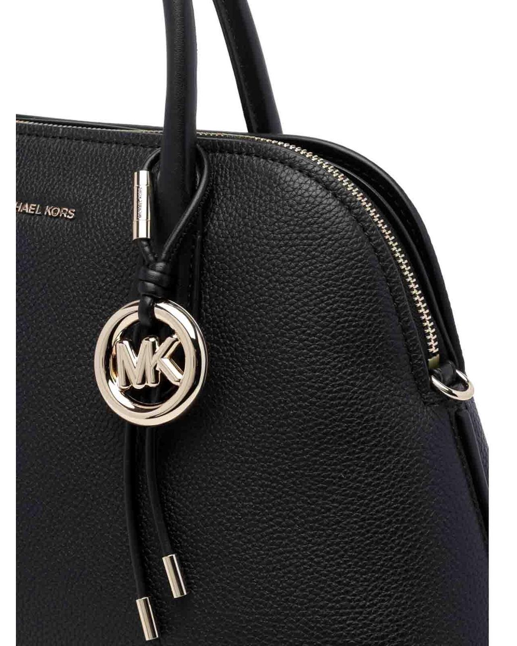 MICHAEL Michael Kors Black Large Freddie Satchel Bag