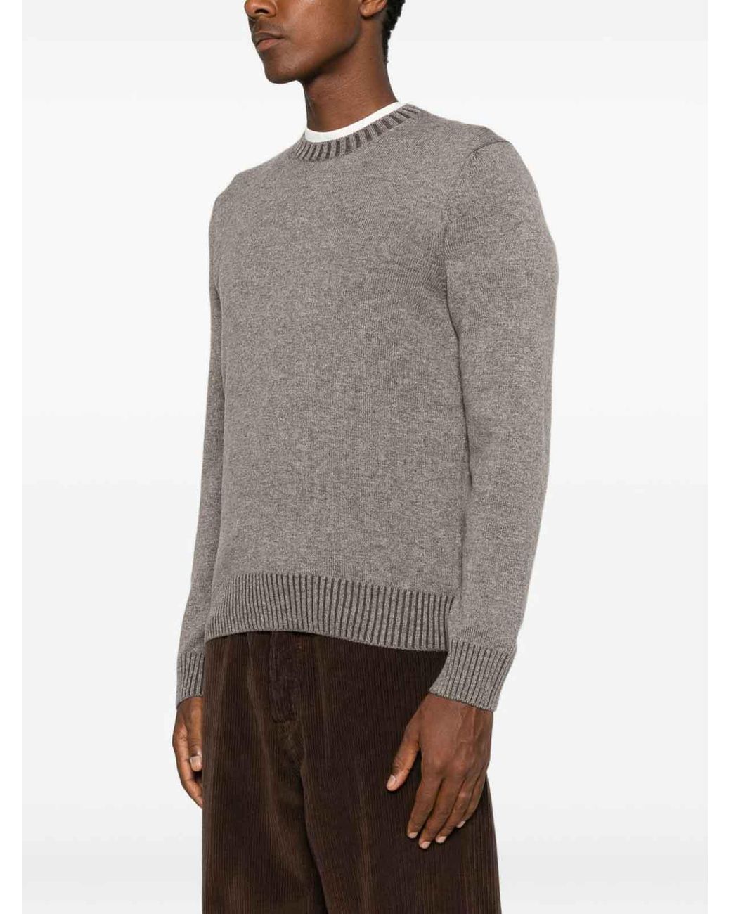 Vengera Gray Hazelnut Wool Sweater for men
