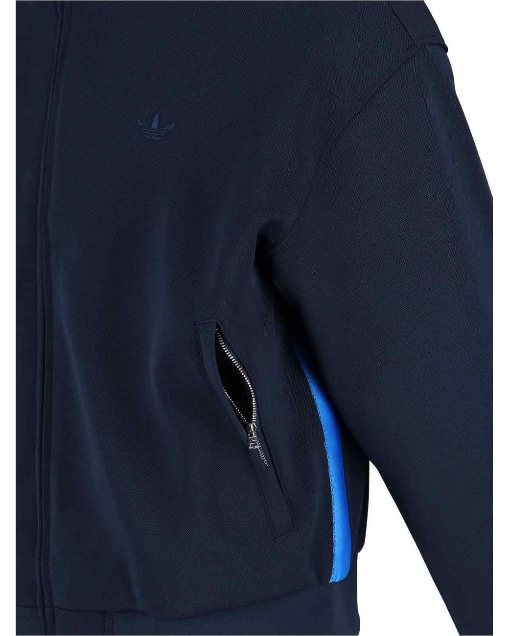 Adidas Originals Blue Logo Zip Jacket for men