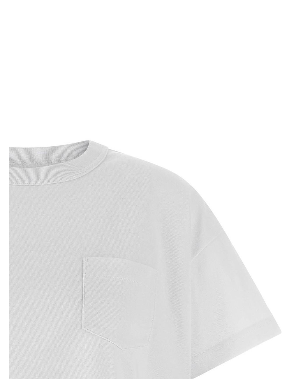 Sacai White Logo Pin T-Shirt