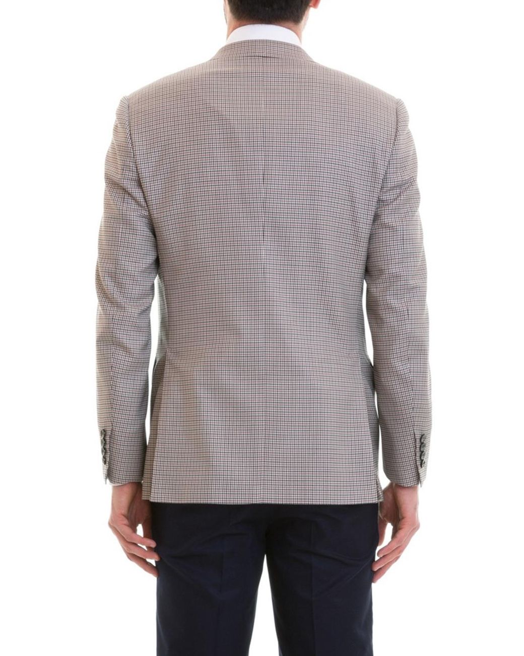 Brioni Brown Houndstooth Unstructured Blazer for men