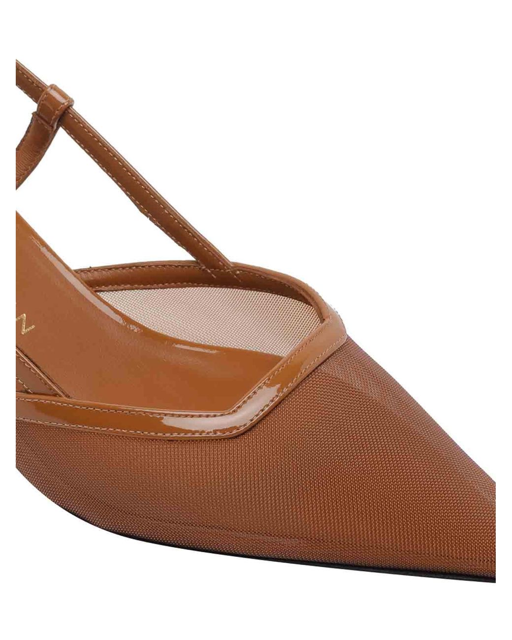 Stuart Weitzman Brown Vinnie Pump Slingback
