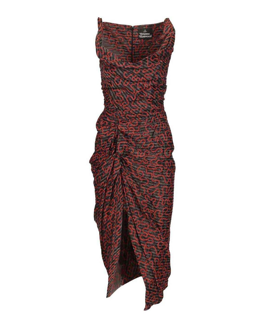 Vivienne Westwood Purple Panther Sleeveless Dress
