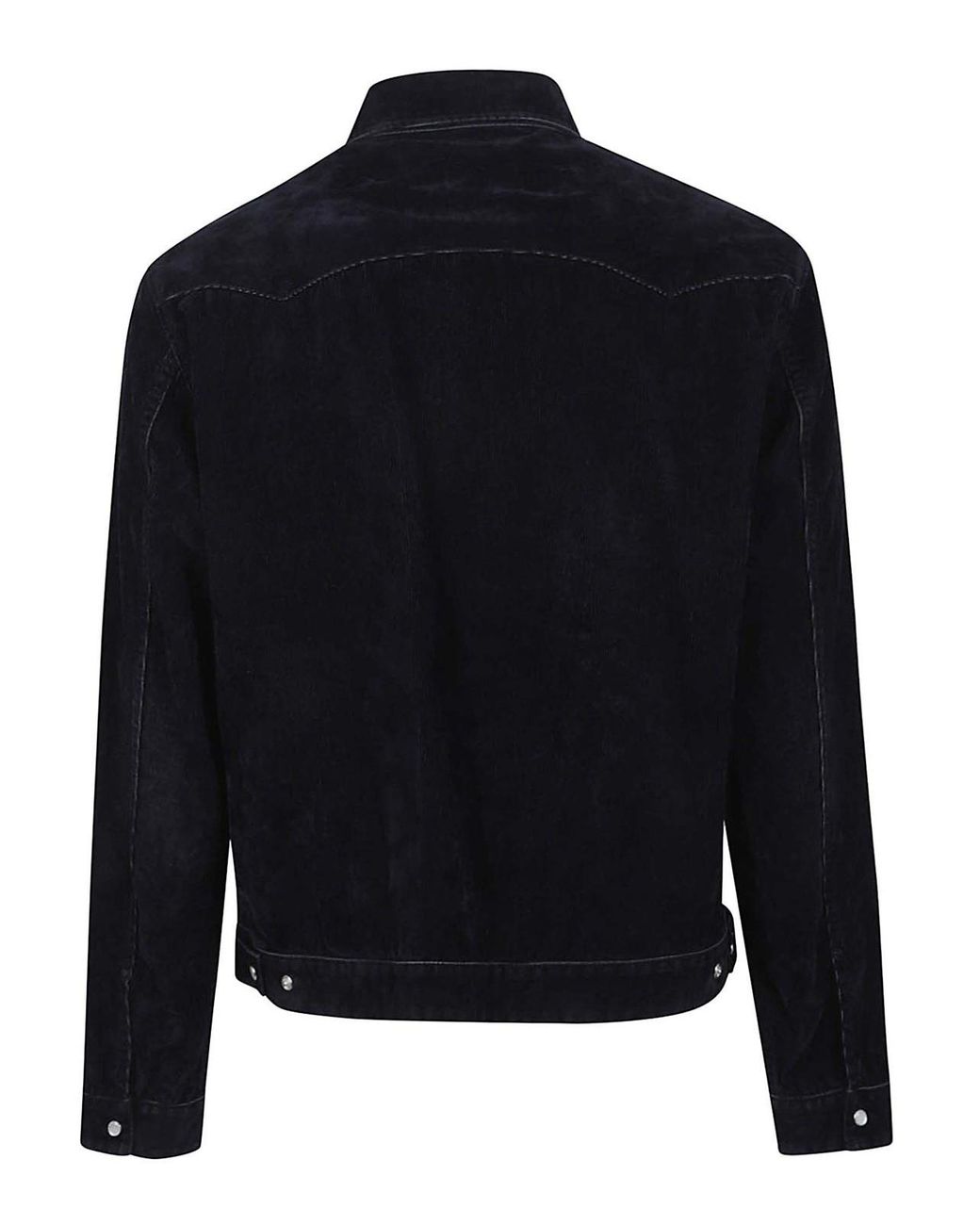 DSquared² Blue Flocked Cord Jean Jacket for men