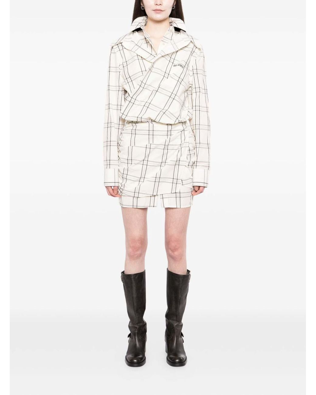 The Attico White Mini Dress