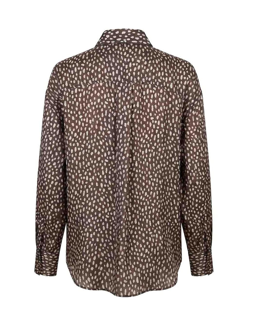 Brunello Cucinelli Brown Shirt