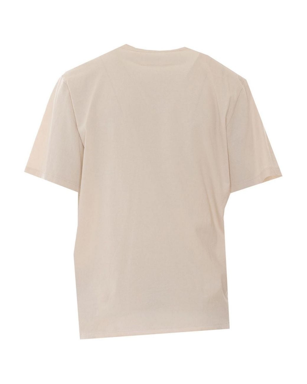 MM6 by Maison Margiela White Numeric Logo Draped T-Shirt