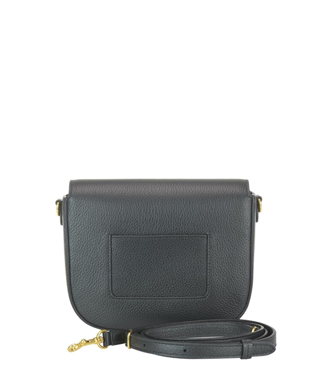 Mulberry Gray Darley Grain Leather Small Bag