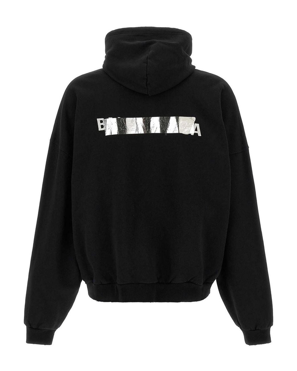Balenciaga Black Tape Cotton Hoodie for men