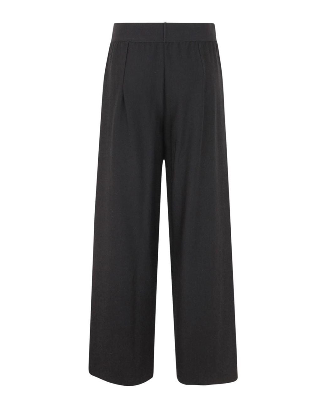 Maria Calderara Black Long Trousers