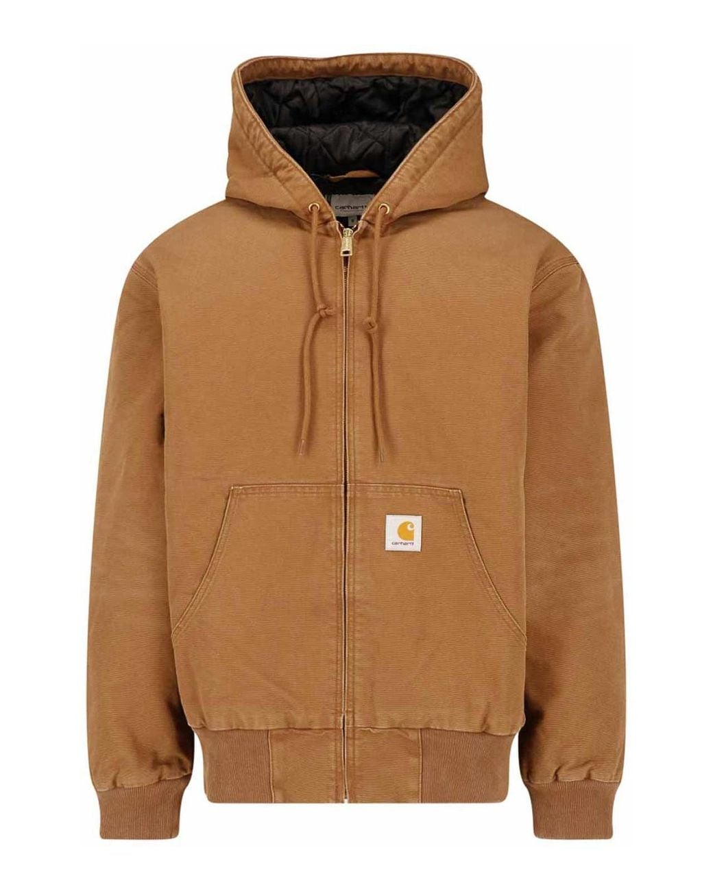 Carhartt Brown Hooded Jacket for men
