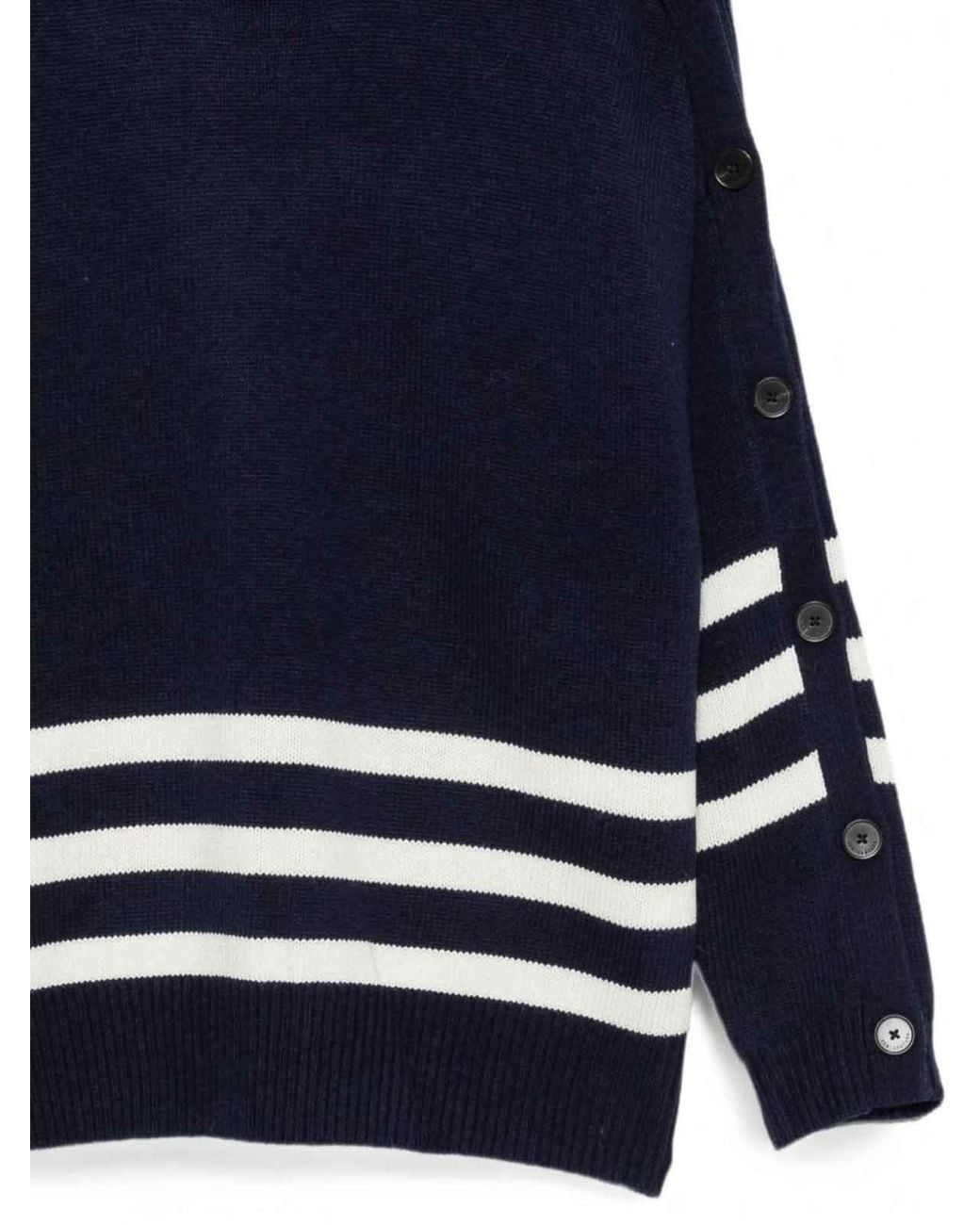 Semicouture Blue Zena Wool Jumper