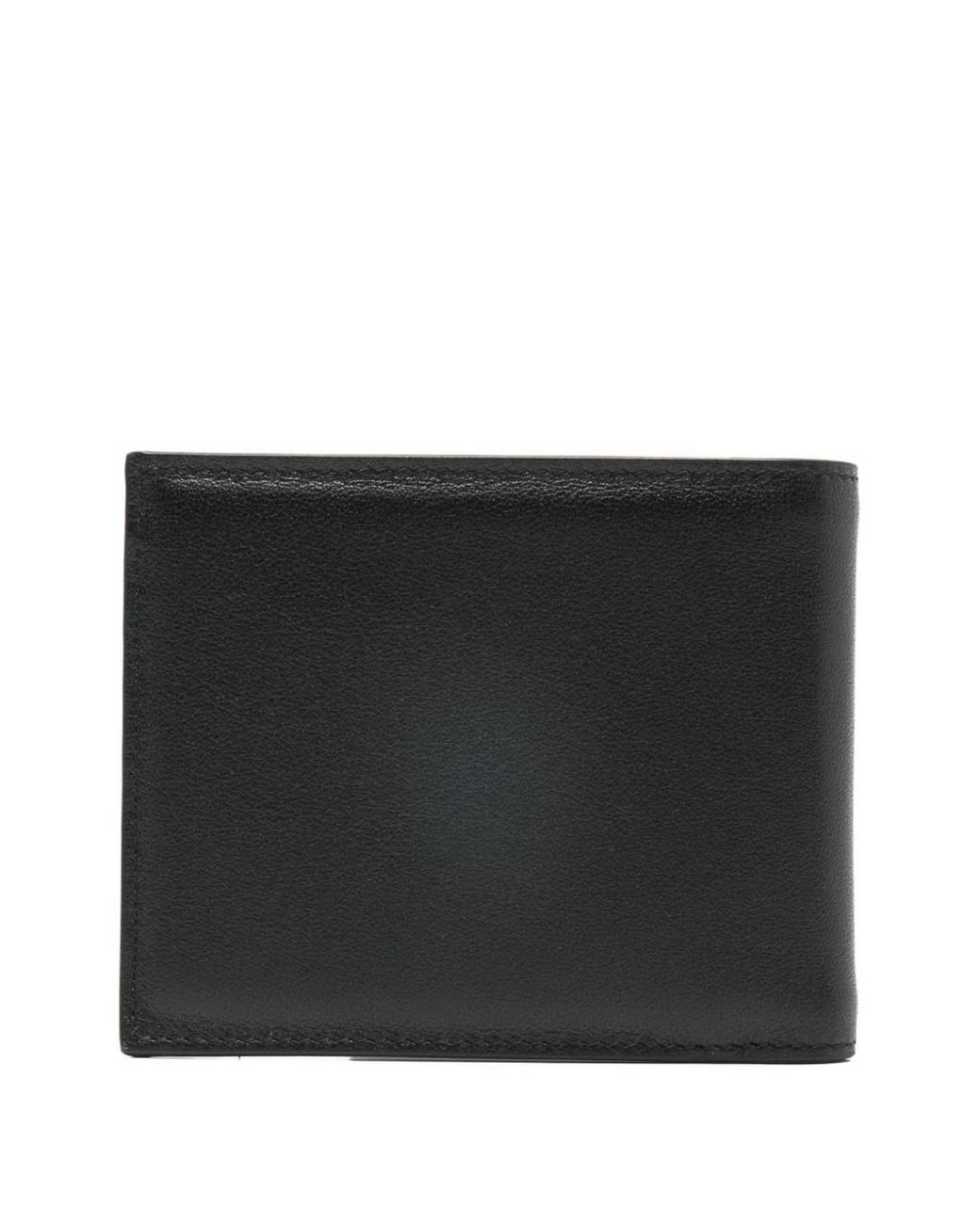 Givenchy Black Leather Bifold Wallet for men