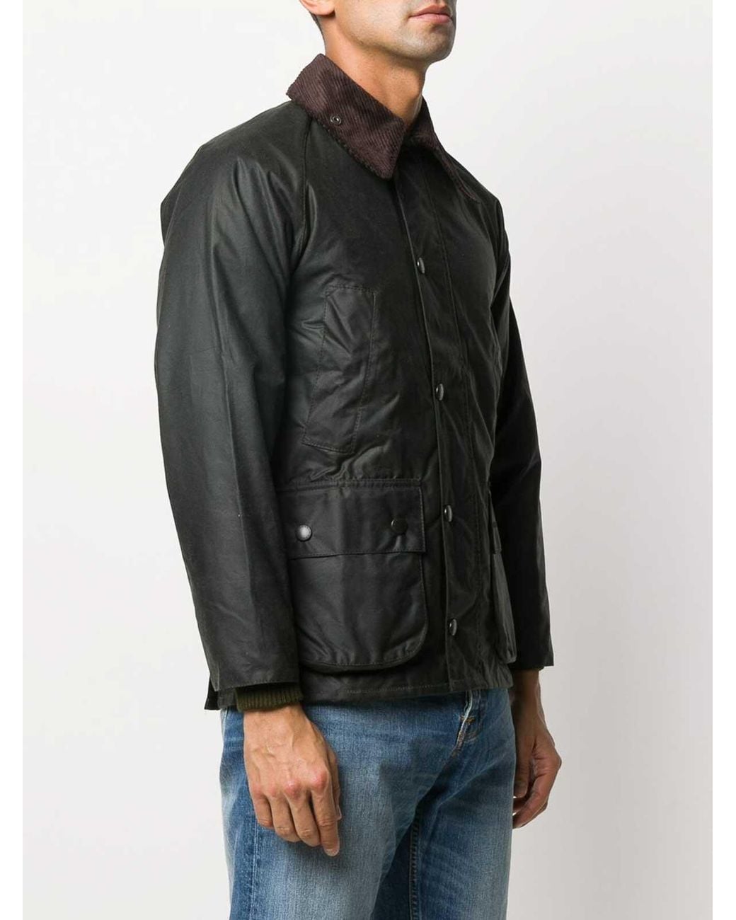 Barbour Black Ribbed Jacket
