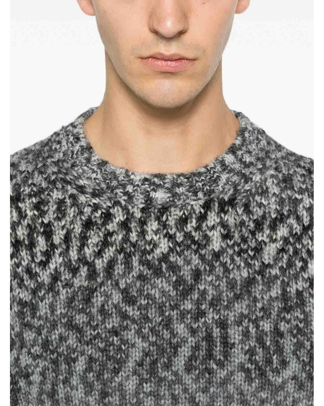 Dondup Gray Sweater for men