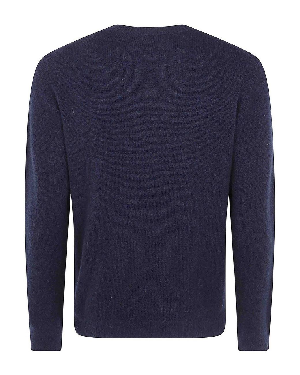 Nuur Blue Long Sleeves Round Neck Sweater for men