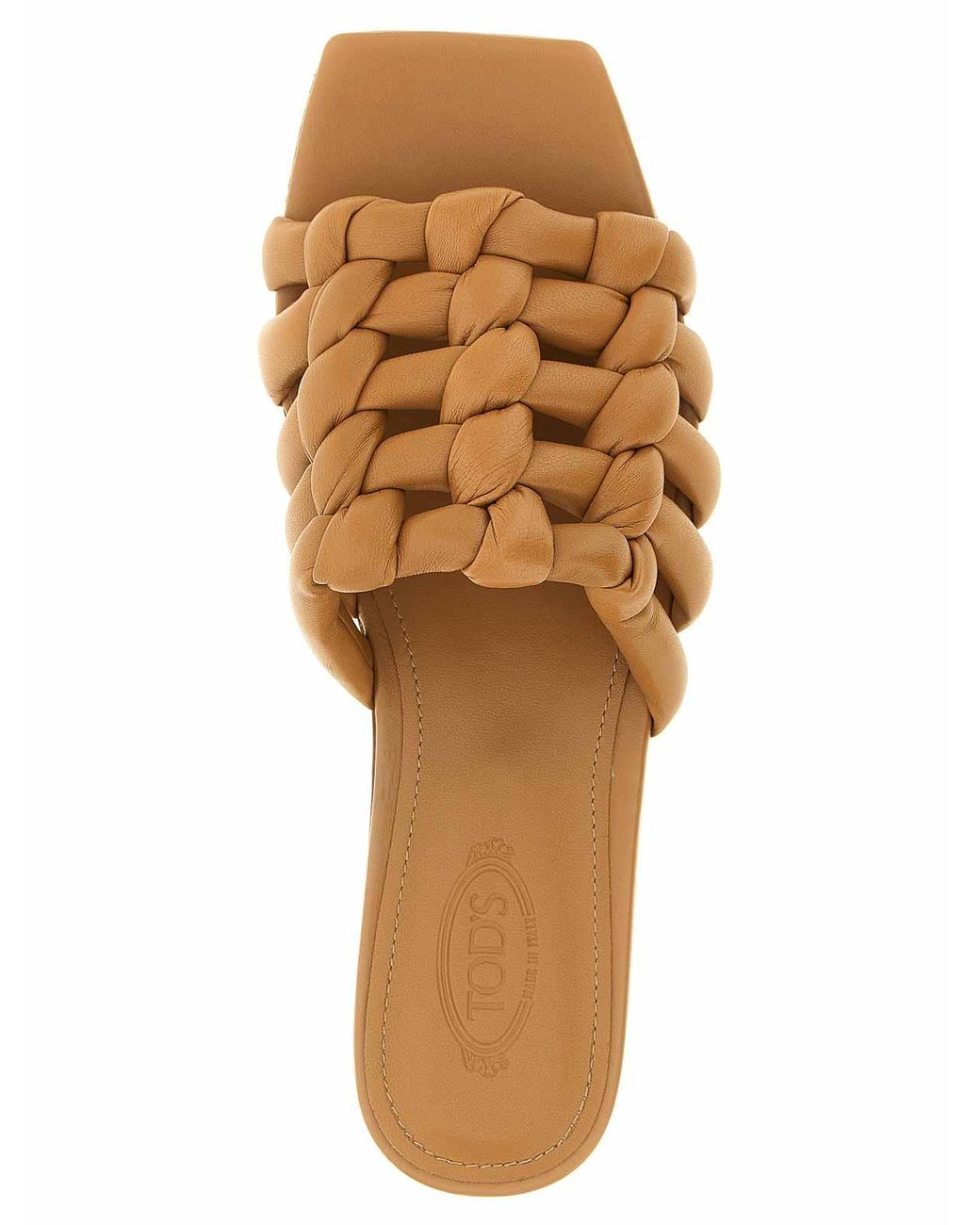 Tod's Brown Nappa Sandals